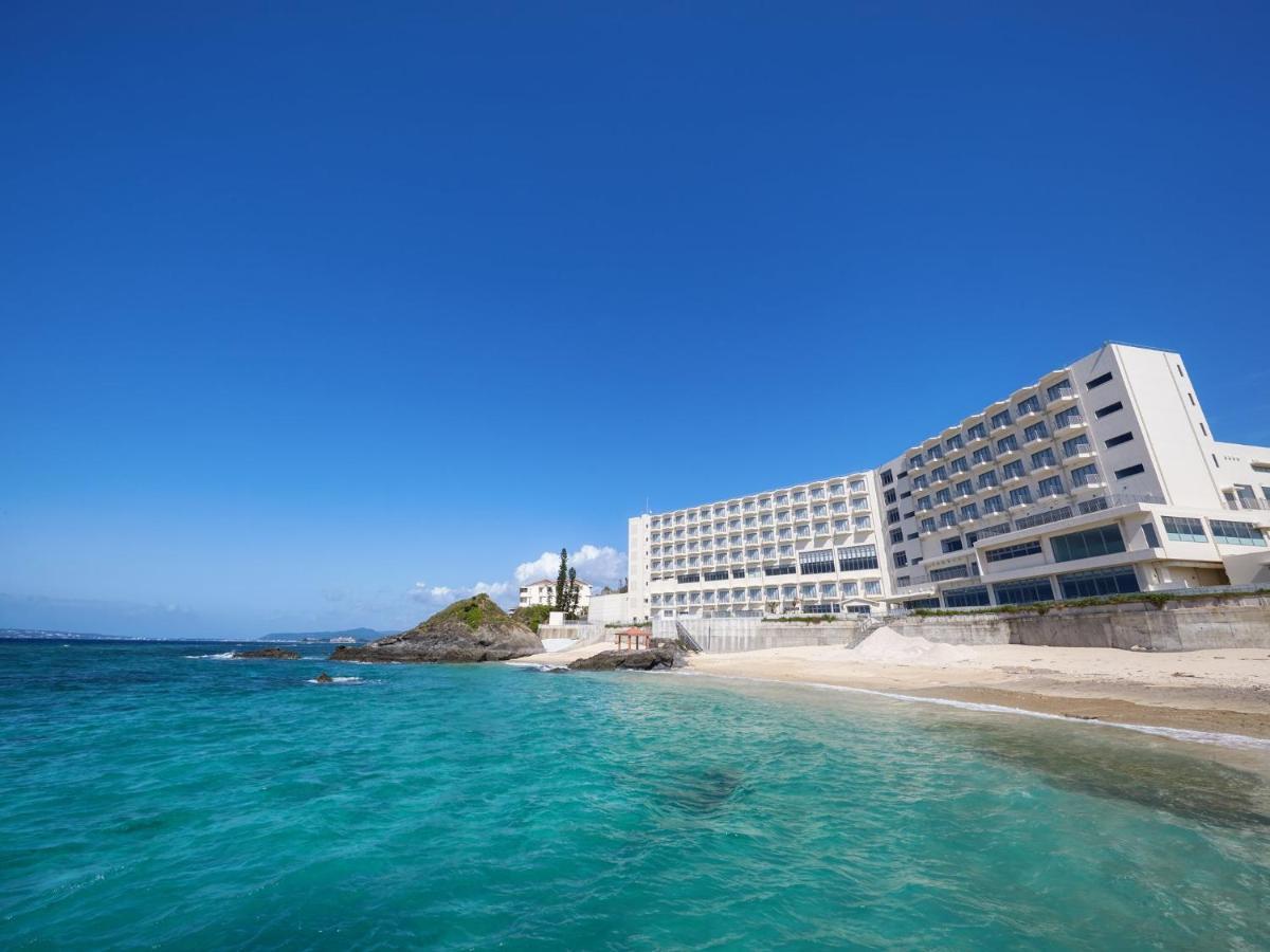 Hotel Miyuki Beach Onna Exteriör bild
