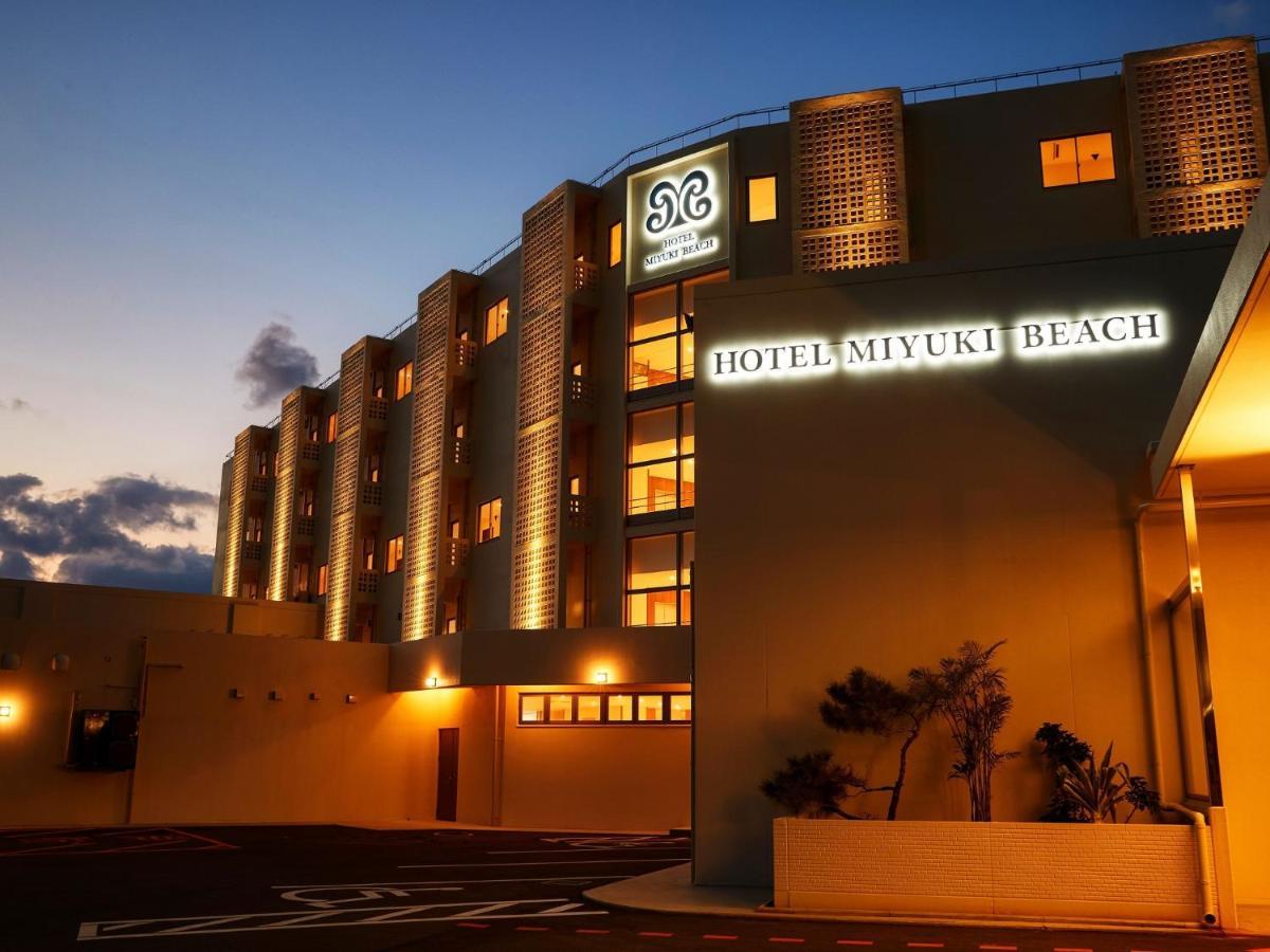 Hotel Miyuki Beach Onna Exteriör bild